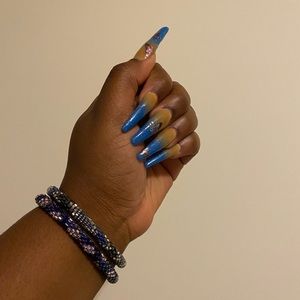 Lily and Laura bracelets purple